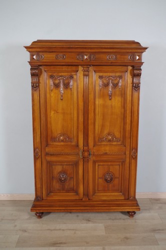 Furniture  - Pair of late 19th century cabinets signed Dufin
