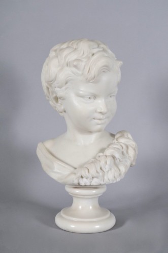 Antonio-Giovanni Lanzirotti (1839-1911) - Paire de bustes en marbre - Sculpture Style 