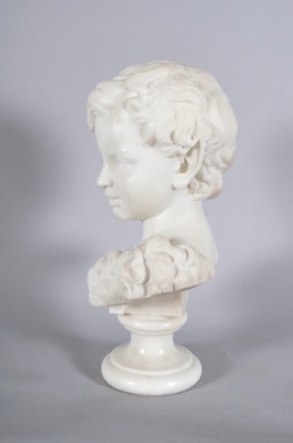 Antonio-Giovanni Lanzirotti (1839-1911) - Paire de bustes en marbre - Antiquités Saint Jean