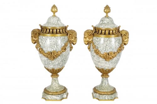Paire de vases brûle-parfum Napoléon III