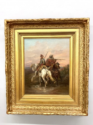  - Paire de tableaux signés Hippolyte Lalaisse (1812-1884)