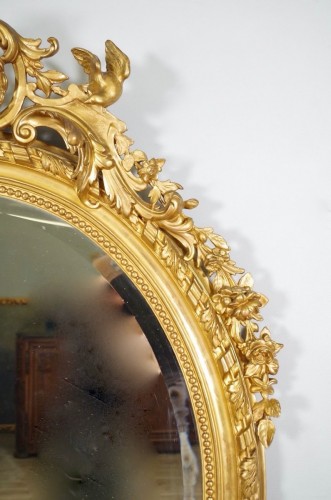 Napoleon III gilded mirror - Napoléon III