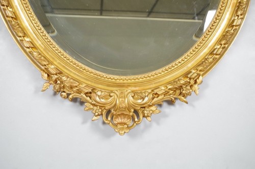 Napoléon III - Miroir doré Napoléon III