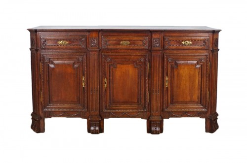 Louis XVI sideboard in enfilade