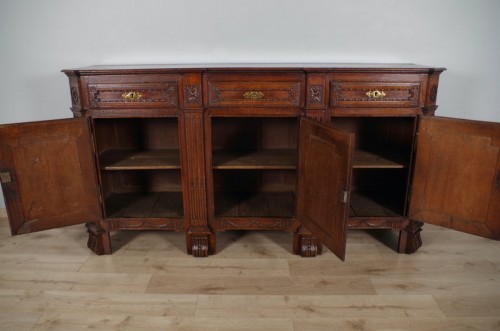 18th century - Louis XVI sideboard in enfilade