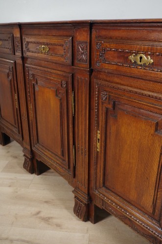 Antiquités - Louis XVI sideboard in enfilade