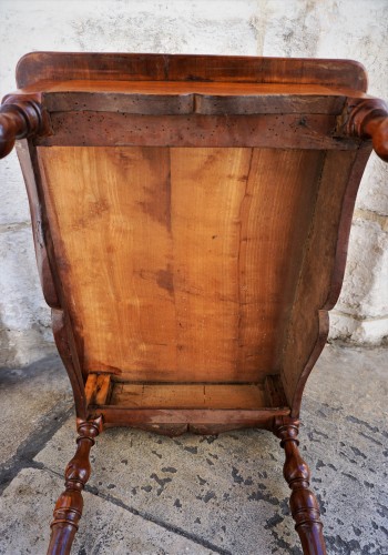 Antiquités - Table en gaïac et merisier époque Louis XIII