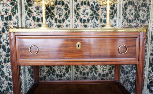 Table console en acajou Epoque Louis XVI - Christophe Havas