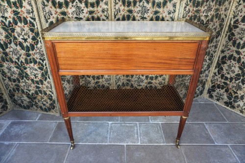 Table console en acajou Epoque Louis XVI - Louis XVI