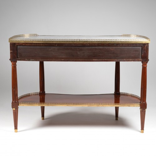 Louis XVI - Console desserte en acajou d'époque Louis XVI