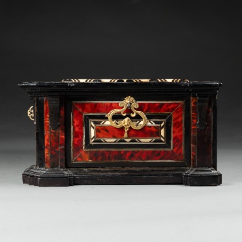 Late 17th-early 18th-century ebony case - Louis XIV