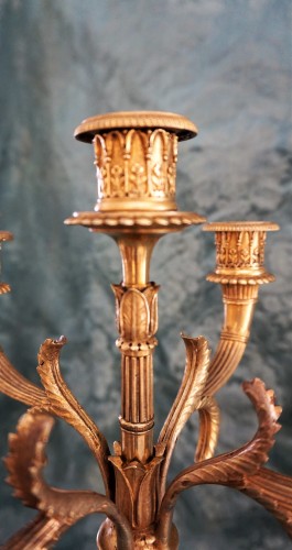 Antiquités - Paire de candélabres Epoque Empire