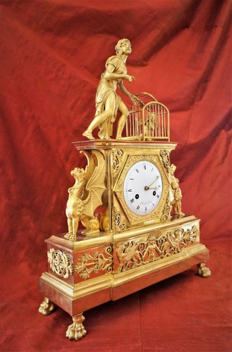 Empire gilt bronze clock - Horology Style Empire