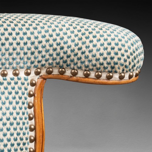 XVIIIe siècle - Paire de chaises ponteuse Louis XV estampillée Louis Charles Carpentier