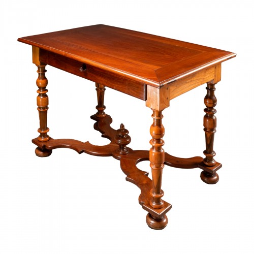 Louis XIV period table in guaiac and mahogany