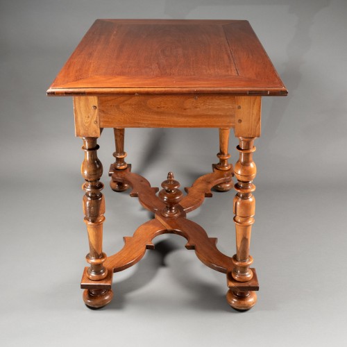 Louis XIV period table in guaiac and mahogany - 