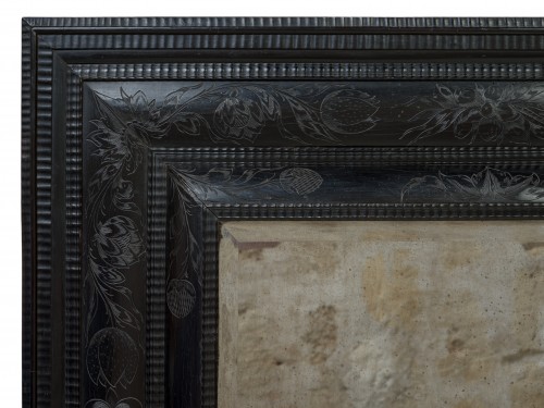 Miroir hollandais du XVIIe siècle - Miroirs, Trumeaux Style Louis XIV