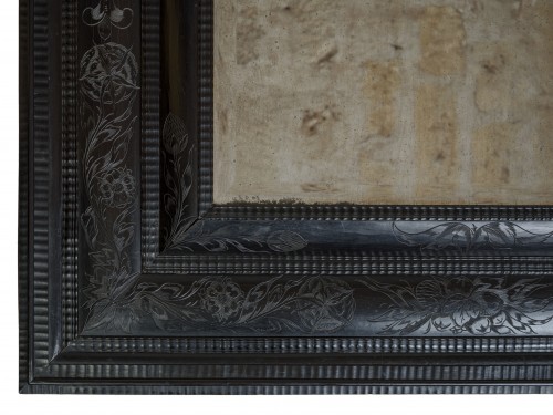XVIIe siècle - Miroir hollandais du XVIIe siècle
