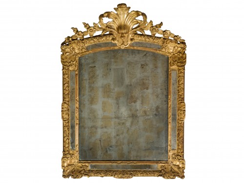 Miroir à parecloses  Epoque Régence