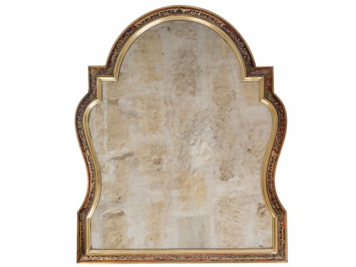Miroir en marqueterie Boulle époque Louis XIV