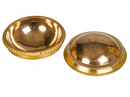 Empire - Paire de brûle-parfums en bronze doré Epoque Empire