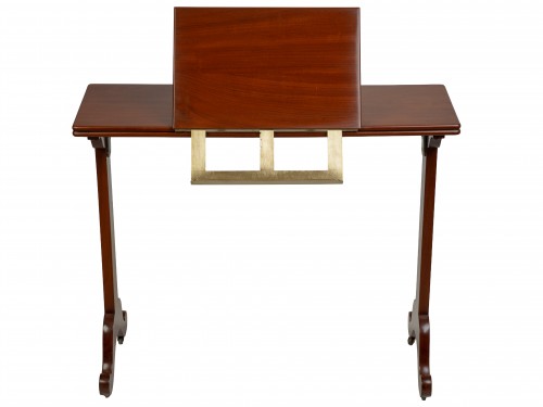 Table liseuse en acajou, fin du XVIIIe siècle