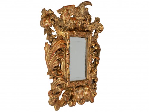 Miroir Italien en bois doré du XVIIe siècle - Christophe Havas