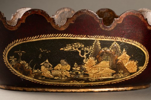 Paire de verrières en tôle  d'époque Louis XV - Objet de décoration Style Louis XV