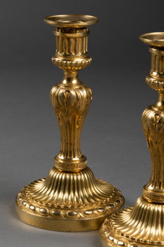 Louis XVI - Pair of Louis XVI  &quot;flambeaux de poing&quot;