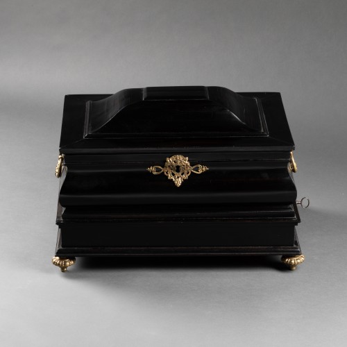 Coffret en ébène d'époque Louis XIV - Objet de décoration Style Louis XIV