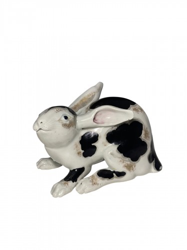 Japanese porcelain hare figure, late 17th century