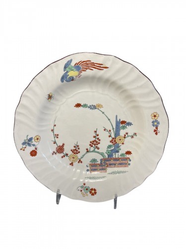 Rare Chantilly porcelain plate