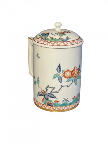 Chope couverte en porcelaine de Chantilly, 18e siècle