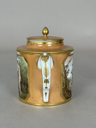 XIXe siècle - Sèvres Théière « Litron » Mercure, Vénus et l’Amour