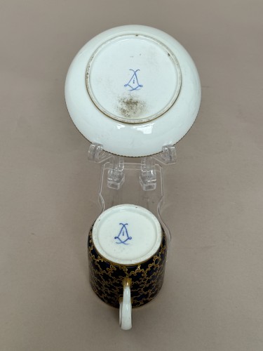 XVIIIe siècle - Déjeuner en porcelaine tendre de Sèvres , 1762