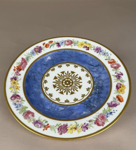 Céramiques, Porcelaines  - Sèvres Assiette Commande impériale pour le Prince-Primat de la Confédération du Rhin