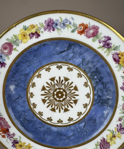 XIXe siècle - Sèvres Assiette Commande impériale pour le Prince-Primat de la Confédération du Rhin