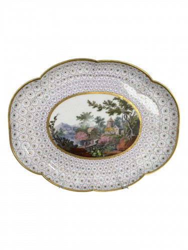 Sèvres Soft-Paste Porcelain Tray of the 18th Century