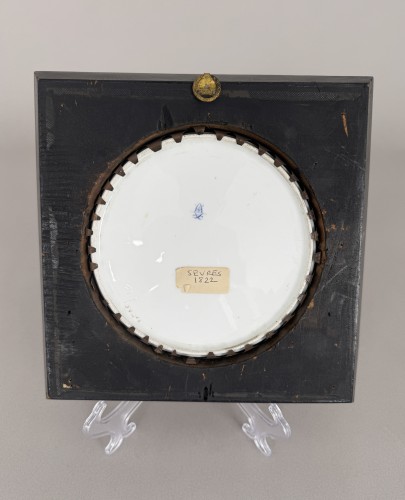 Sèvres porcelain painting: &quot;Le Port de Marseille&quot; - Restauration - Charles X
