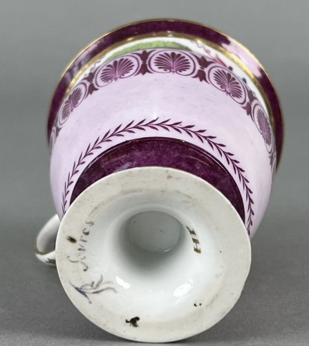 18th century - Sèvres Porphyry Ground Cup and Saucer
