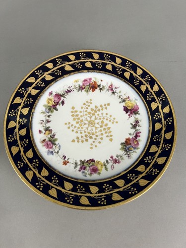 Porcelain & Faience  - Sèvres – Rare plate from the Emperor’s Tuileries service 