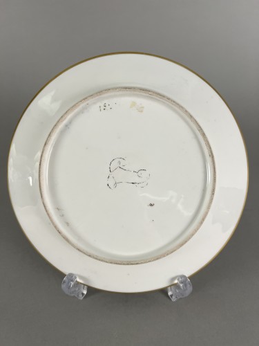 Empire - Sèvres – Rare plate from the Emperor’s Tuileries service 