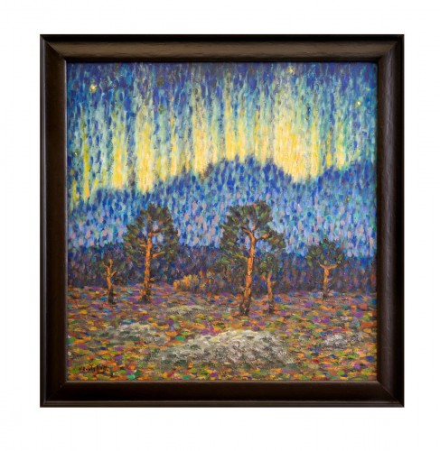 Helmer Hertzhoff (1873-1958) - Aurora Borealis (Norrsken) 