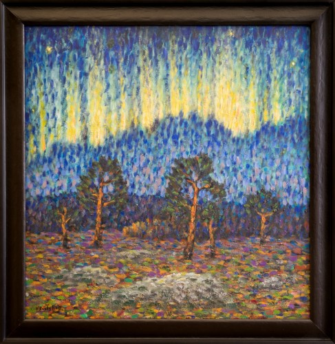  - Helmer Hertzhoff (1873-1958) - Aurora Borealis (Norrsken) 