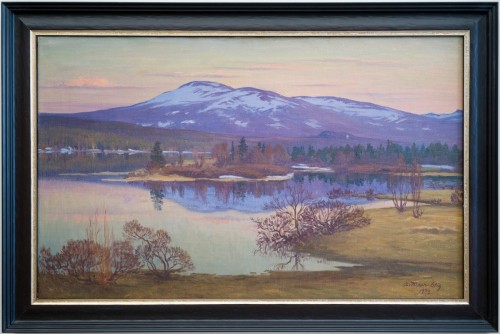 20th century - Ante Karlsson-Stig (1885-1967) - Mountain View from Hålland, Sweden