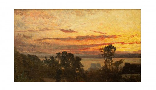 Coucher de soleil - Alfred Wahlberg (1834-1906)