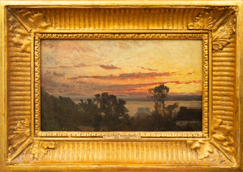 Coucher de soleil - Alfred Wahlberg (1834-1906) - Tableaux et dessins Style 