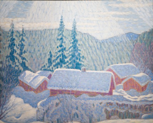 Alfred Ekstam (1878-1935)  - Paysage recto-verso - ClassicArtworks Stockholm