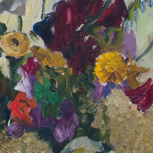 XXe siècle - Ture Ander (1881-1959)  - Bouquet de fleurs, 1936