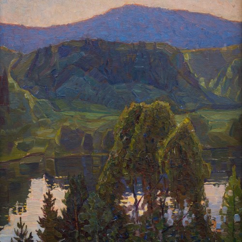 XXe siècle - Carl Johansson (1863-1944) - Une vue majestueuse, 1941